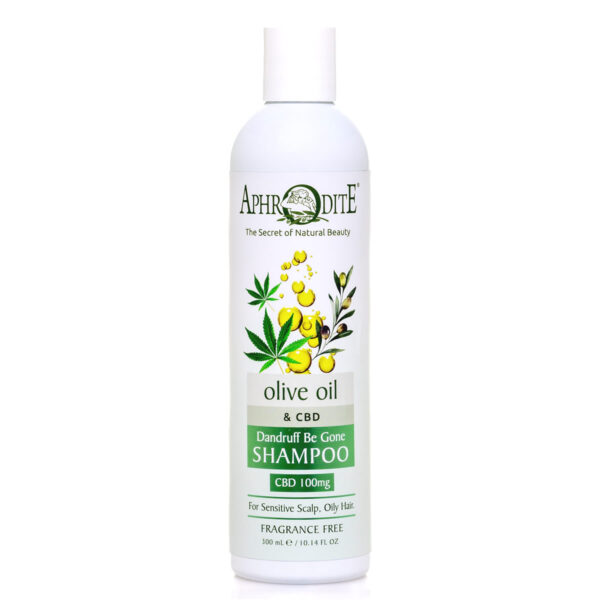 Aphrodite Dandruff Be Gone Shampoo with Olive Oil & CBD (100mg)