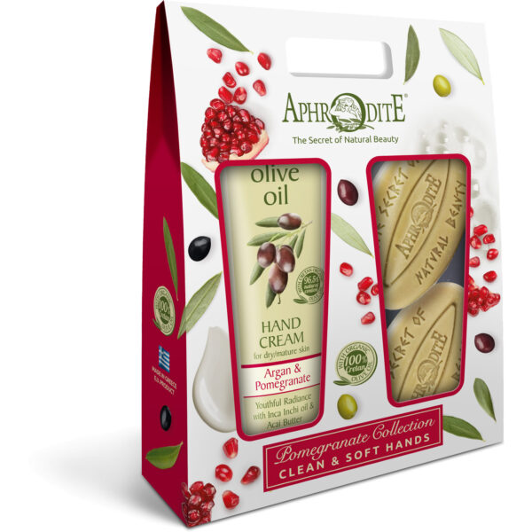 Aphrodite Clean and Soft Hands Kit Pomegranate - Image 2