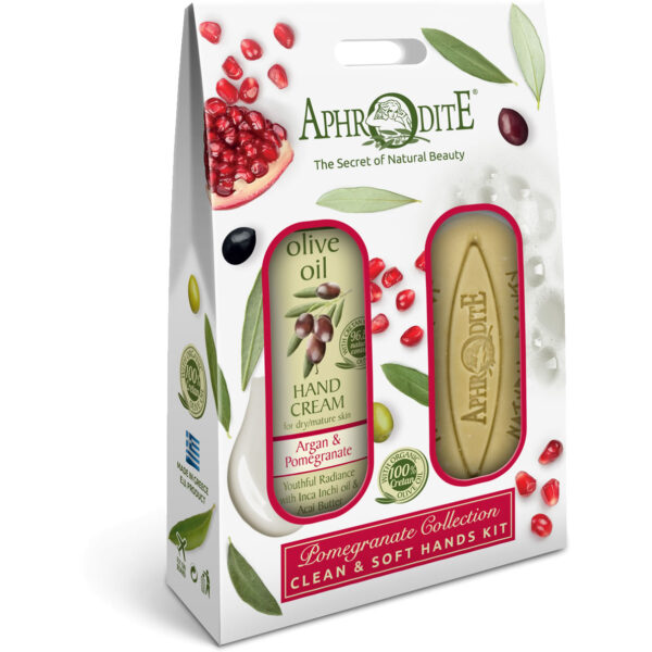 Aphrodite Clean and Soft Hands Kit Pomegranate - Image 2