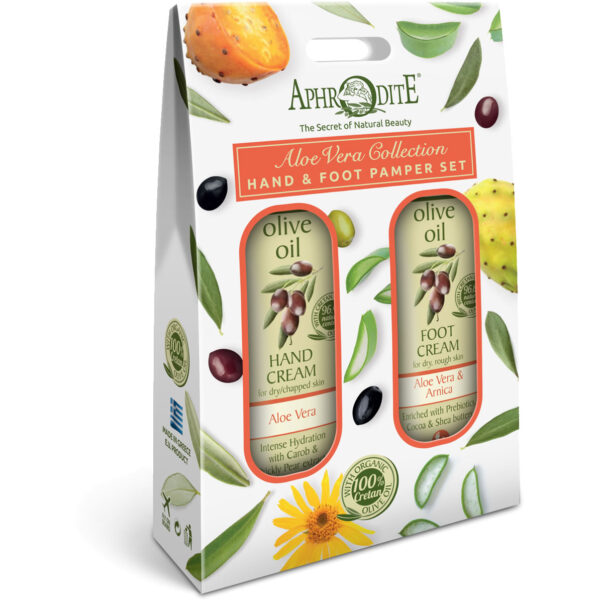 Aphrodite Hand & Foot Pamper Set Aloe Vera - Image 2