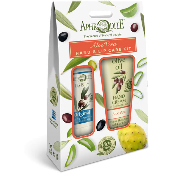 Aphrodite Hand and Lip Care Kit Aloe Vera - Image 2