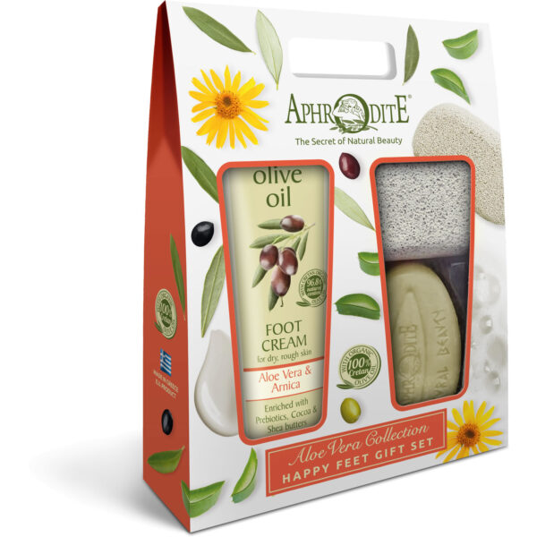 Aphrodite Happy Feet Gift Set Aloe Vera - Image 2