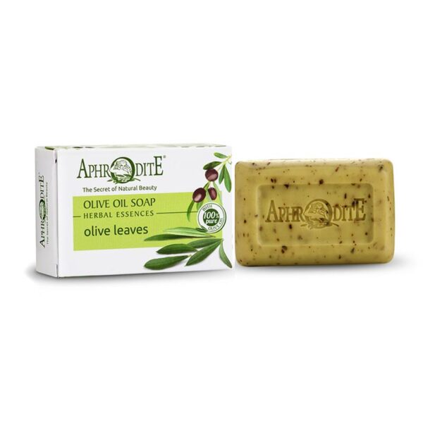 Aphrodite Olive oil soap with Olive Leaves - Image 2