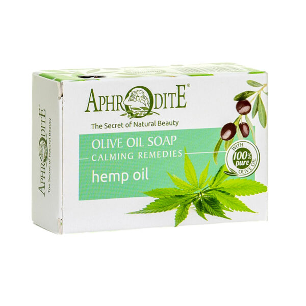 Aphrodite Pure Olive Oil Soap with Hemp Oil - Fragrance Free - Image 4