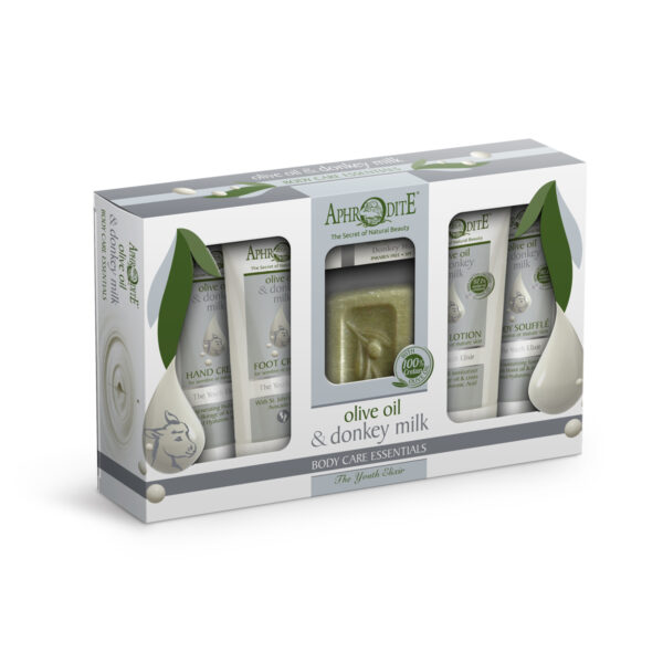 Aphrodite Donkey Milk Body Care Essentials Kit - Image 2