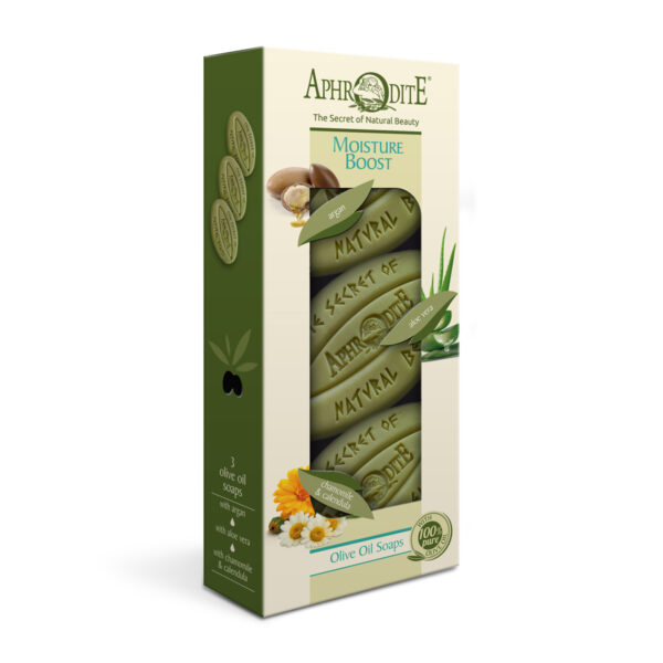 Aphrodite Moisture Boost Olive Oil Soaps 3 Pack - Image 6