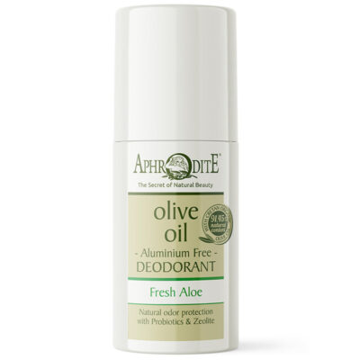 Aphrodite Aluminum Free Refreshing Deodorant with Olive Oil & Aloe Vera 50ml