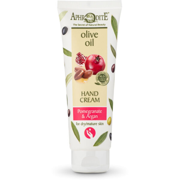 Aphrodite Hand Cream with Pomegranate and Argan Oil in Hand