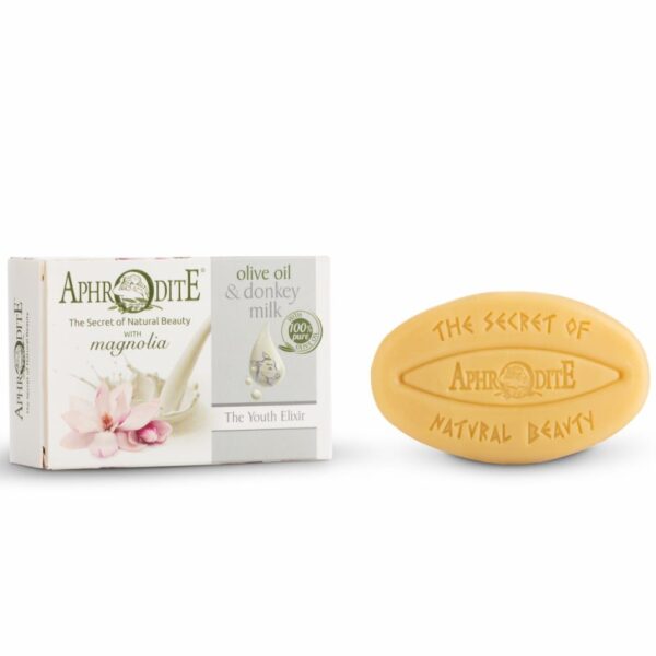 Aphrodite Olive Oil & Donkey Milk Soap with Magnolia - Image 6