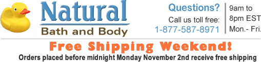 Natural Bath & Body Shop Duck Logo plus free shipping