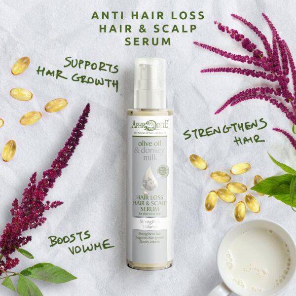 Aphrodite Donkey Milk Hair and Scalp Serum for Hair Loss - Image 7