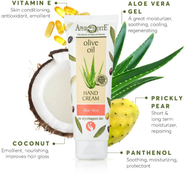 Aphrodite Hand Cream - Aloe Vera - Image 6