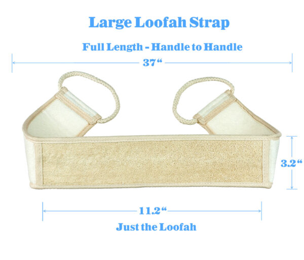 Loofah Back Strap - Large Rectangular - Image 2