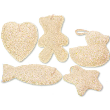 Fun Shaped Loofah Sponges