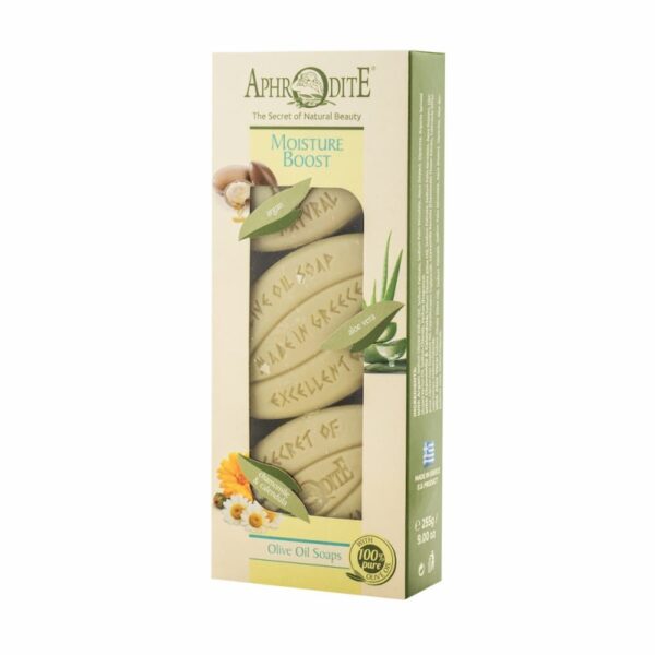 Aphrodite Moisture Boost Olive Oil Soaps 3 Pack - Image 4