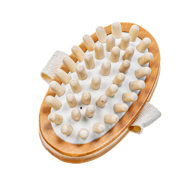 Palm Held Wood anti-cellulite Massager