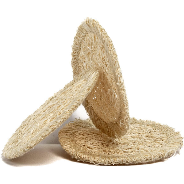 Peruvian Loofah Facial Disks - 3 pack - Image 3