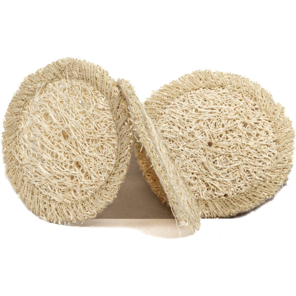 Peruvian Loofah Facial Disks - 3 pack - Image 4