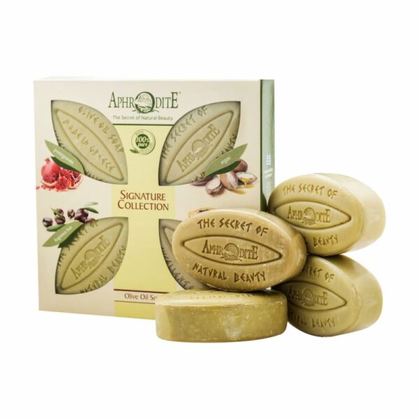 Aphrodite Soap Set 4 Pack Signature Collection Ingredients list