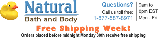 Natural Bath & Body Shop Free Shipping Weekend