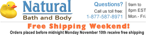 natural bath and body shop duck logo - free shipping weekend Nov 2025