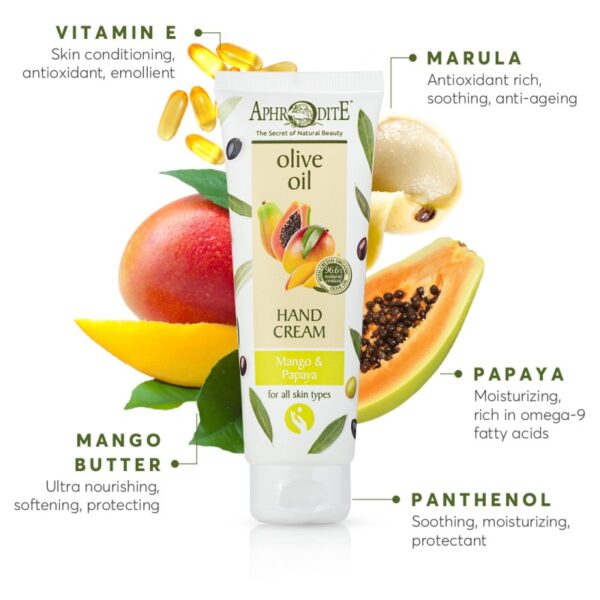 Aphrodite Hand Cream with Mango & Papaya - Image 4